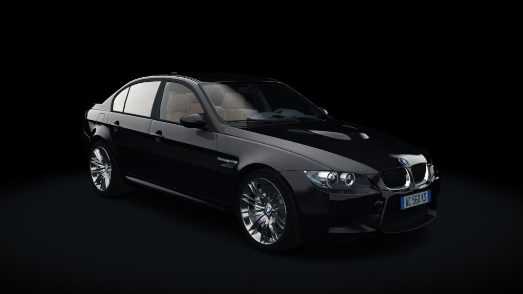 BMW M3 E90 Manual, skin Azurite_Black