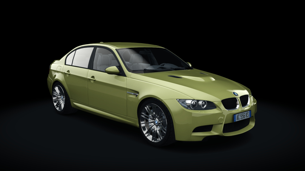 BMW M3 E90 Manual, skin Dakar_Yellow