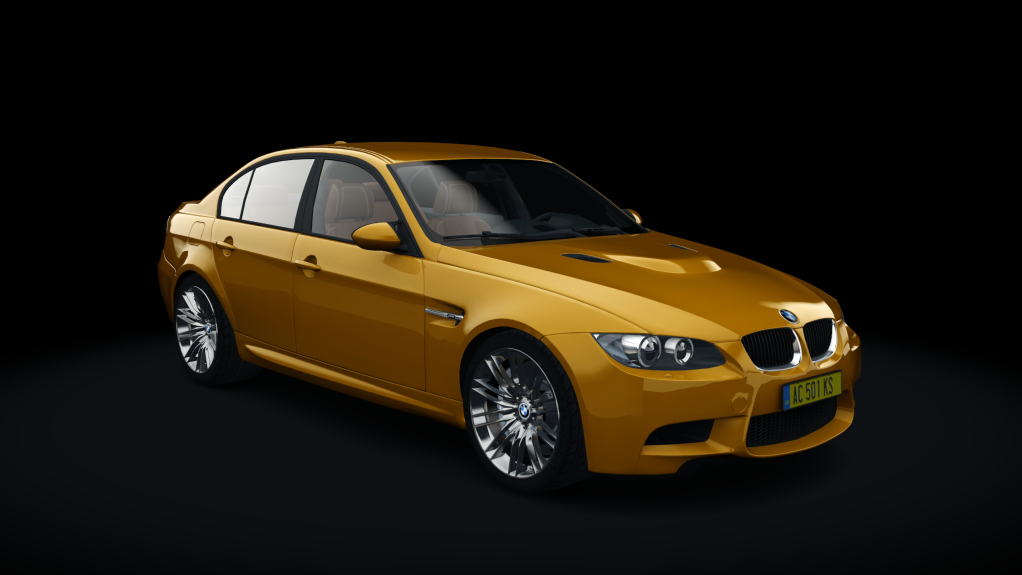 BMW M3 E90 Manual, skin Orange