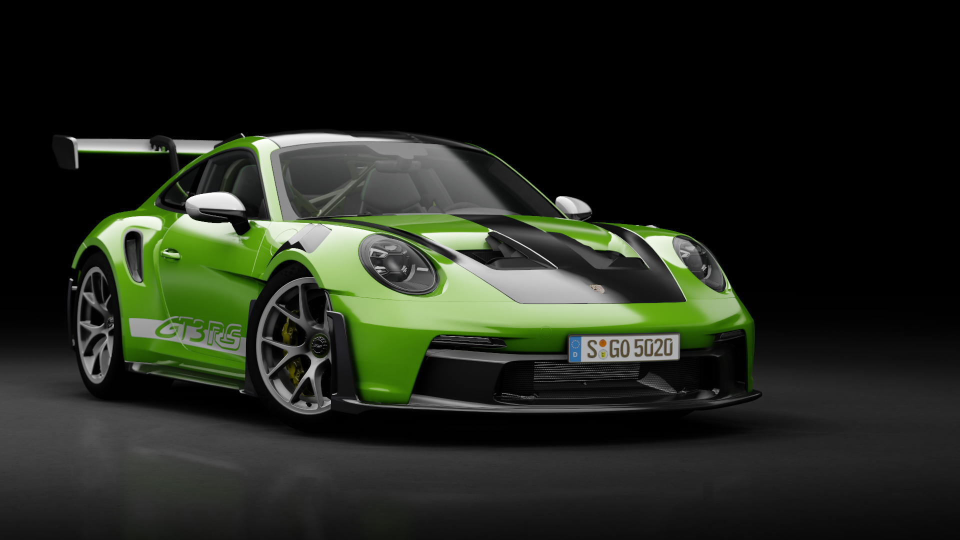 Porsche 911 GT3 RS (992) Weissach Package, skin 112_python_green