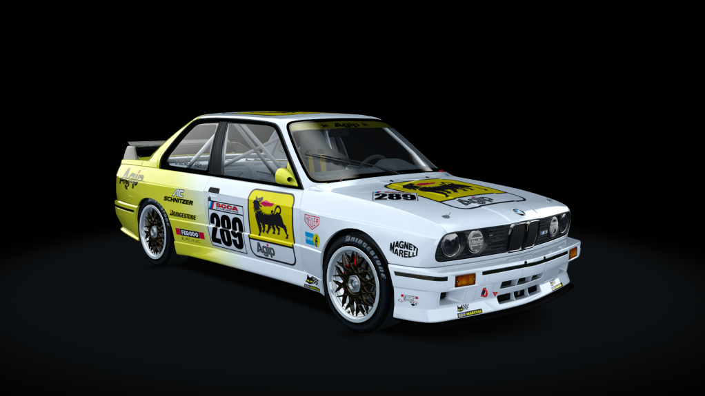 BMW M3 E30 Gr.A 92, skin Agip_Racing
