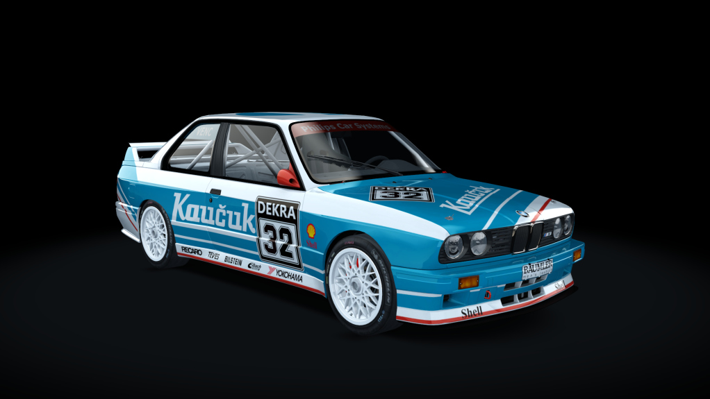 BMW M3 E30 Gr.A 92, skin Kaucuk_Racing_Team_32