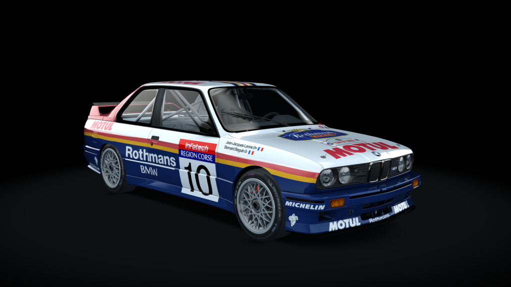 BMW M3 E30 Gr.A 92, skin Rothmans