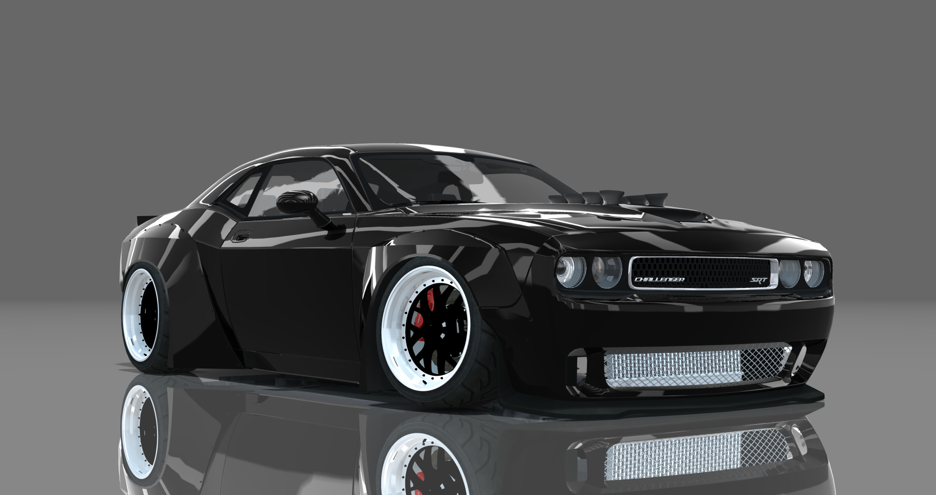 DTP Dodge Challenger SRT8, skin black