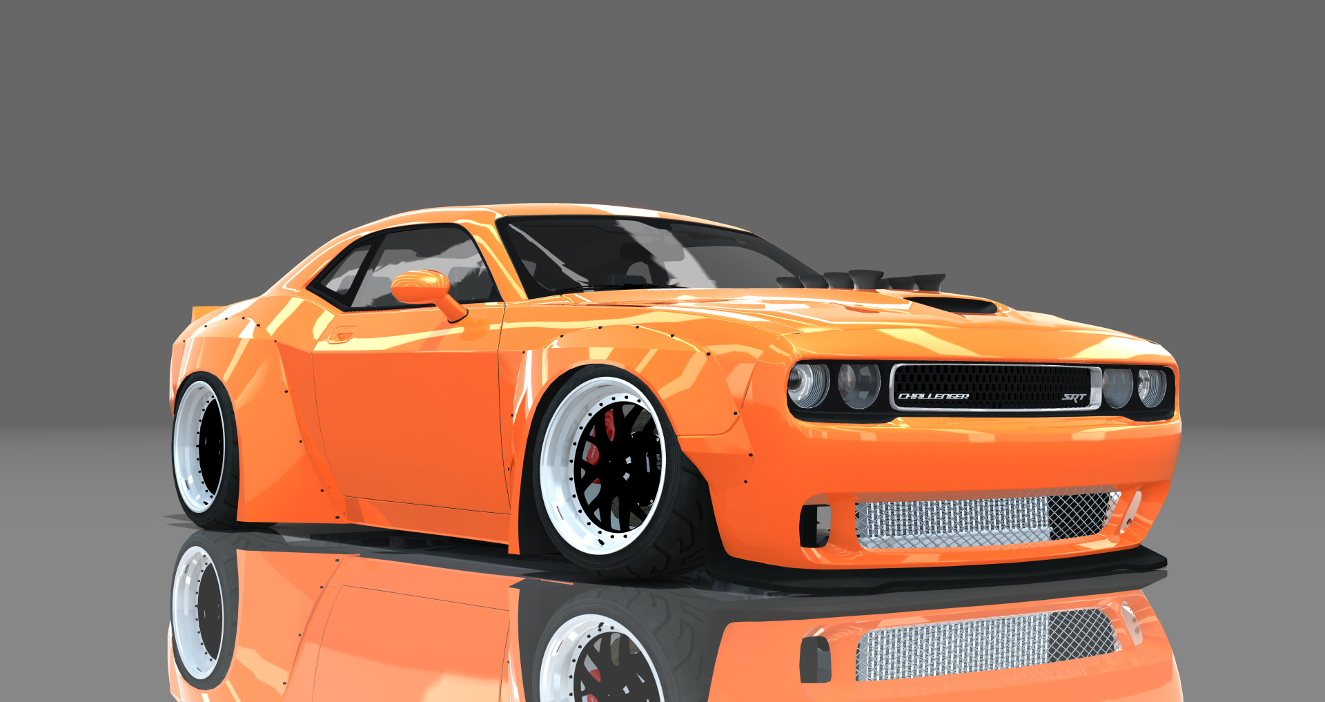 DTP Dodge Challenger SRT8, skin mclarenorange