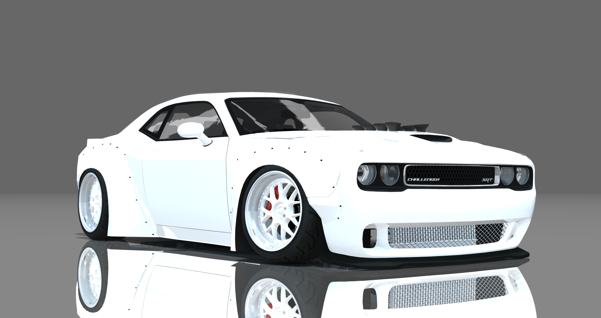 DTP Dodge Challenger SRT8, skin white