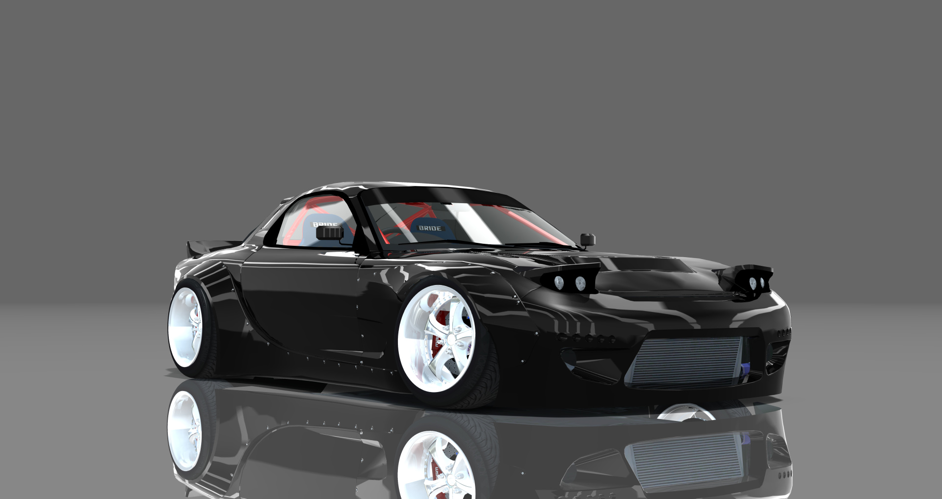 DTP Mazda RX7 FD3SRB, skin black