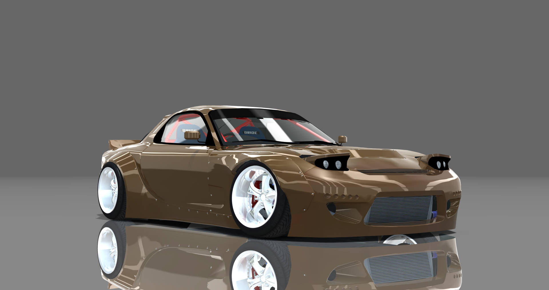DTP Mazda RX7 FD3SRB, skin brown
