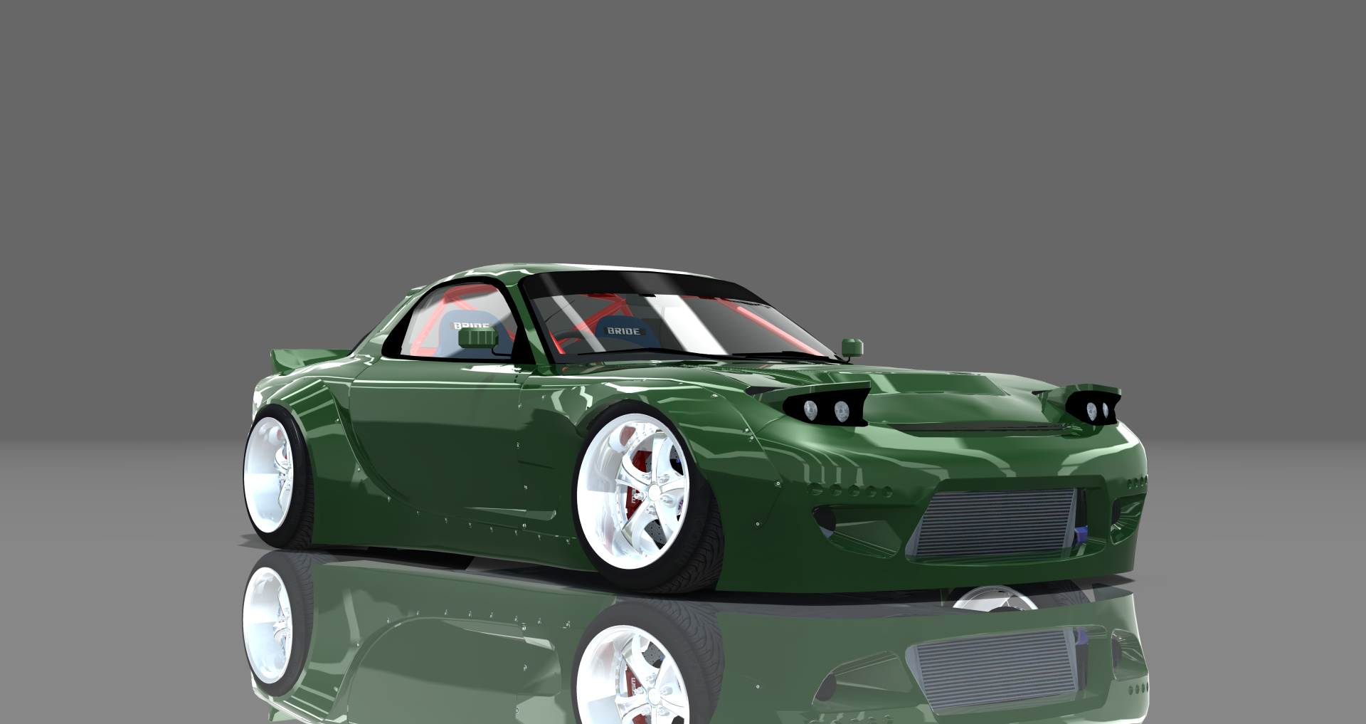 DTP Mazda RX7 FD3SRB, skin green