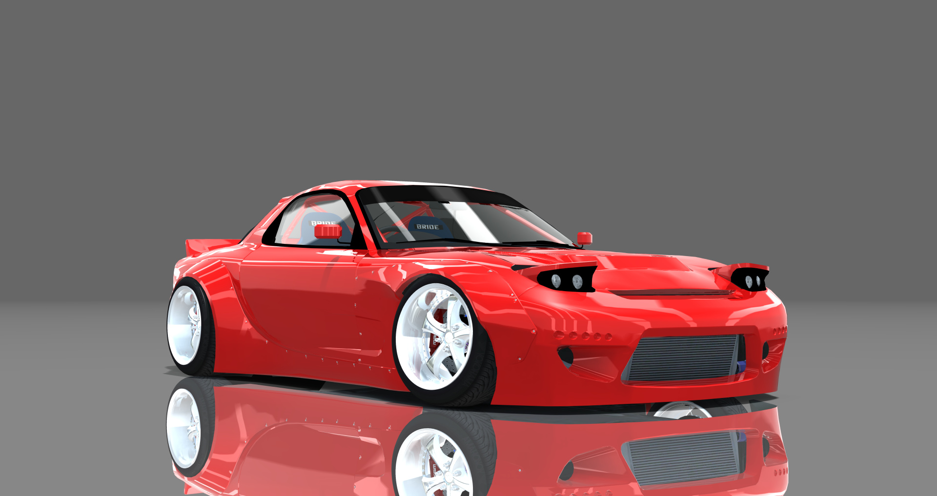 DTP Mazda RX7 FD3SRB, skin red