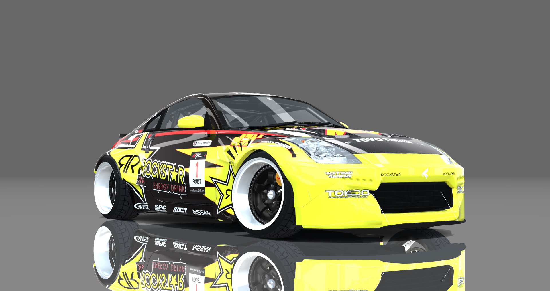 DTP Nissan 350z RB, skin Rockstar