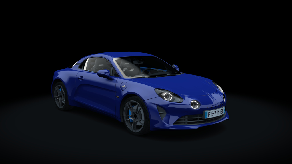 Alpine A110 2017 Premiere Edition, skin bleu_abysse