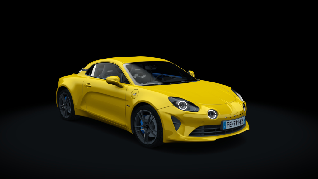 Alpine A110 2017 Premiere Edition, skin jaune_tournesol