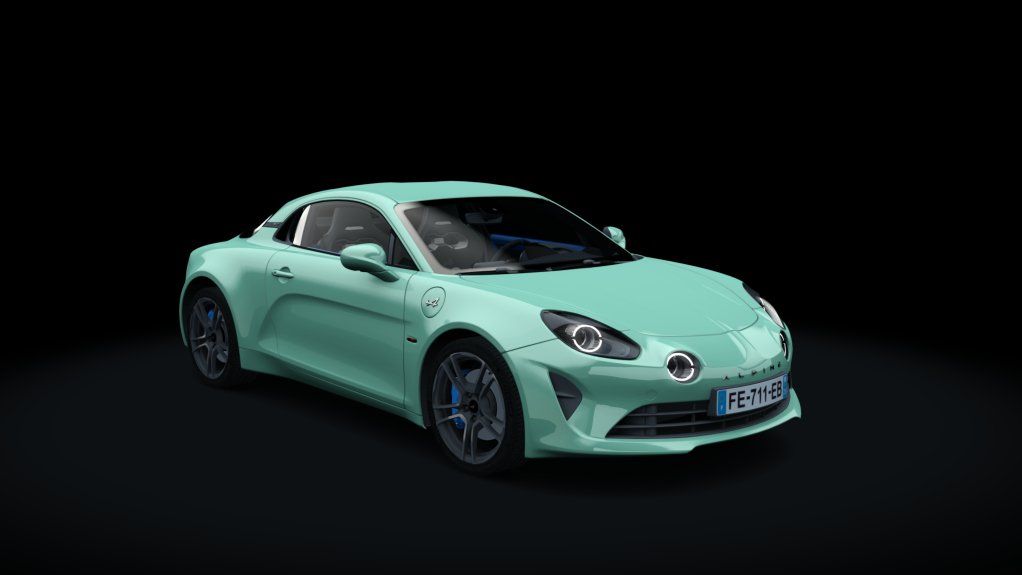 Alpine A110 2017 Premiere Edition, skin vert_cendre