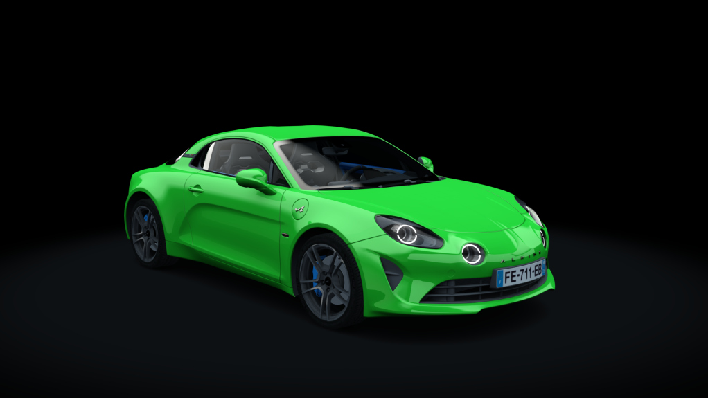 Alpine A110 2017 Premiere Edition, skin vert_jardin