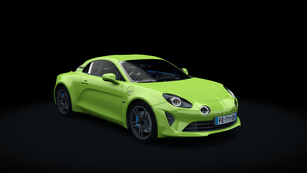 Alpine A110 2017 Premiere Edition, skin vert_tilleul