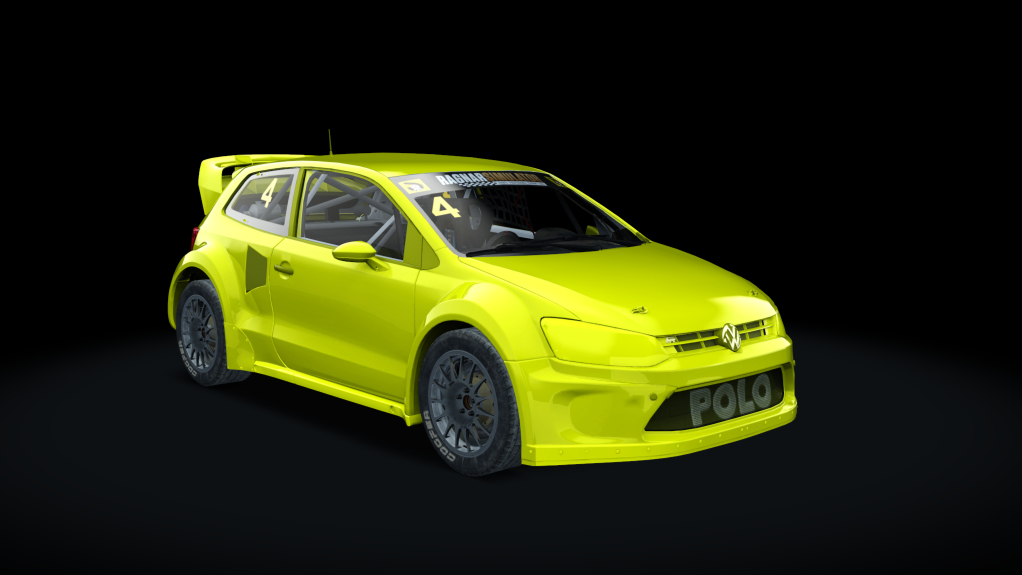 Volkswagen Polo RX, skin Żółty