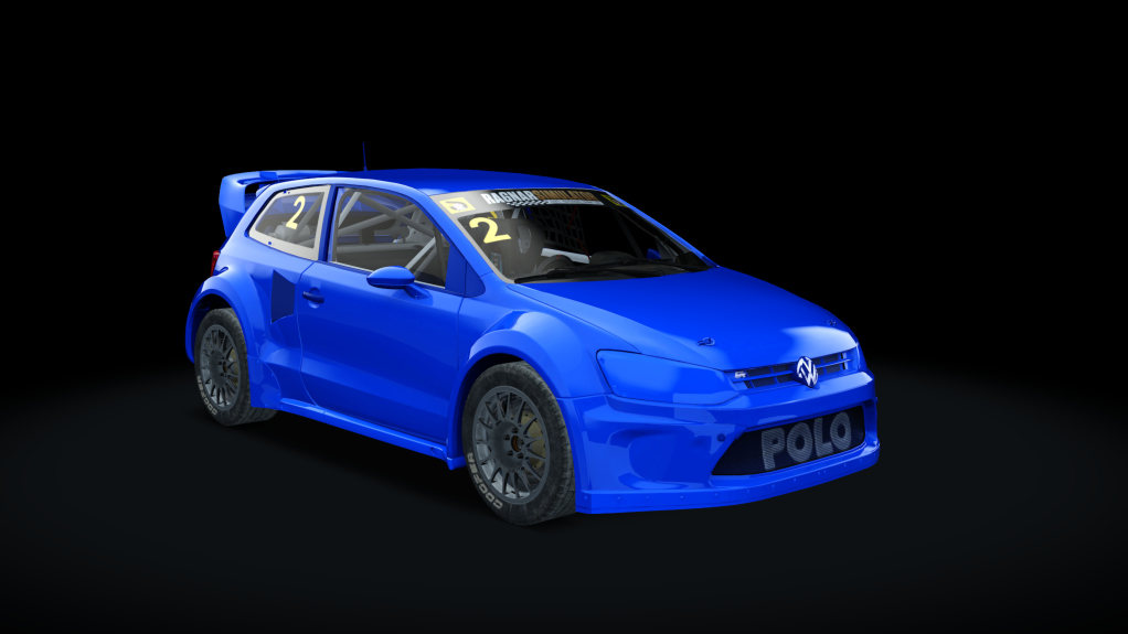 Volkswagen Polo RX, skin Niebieski