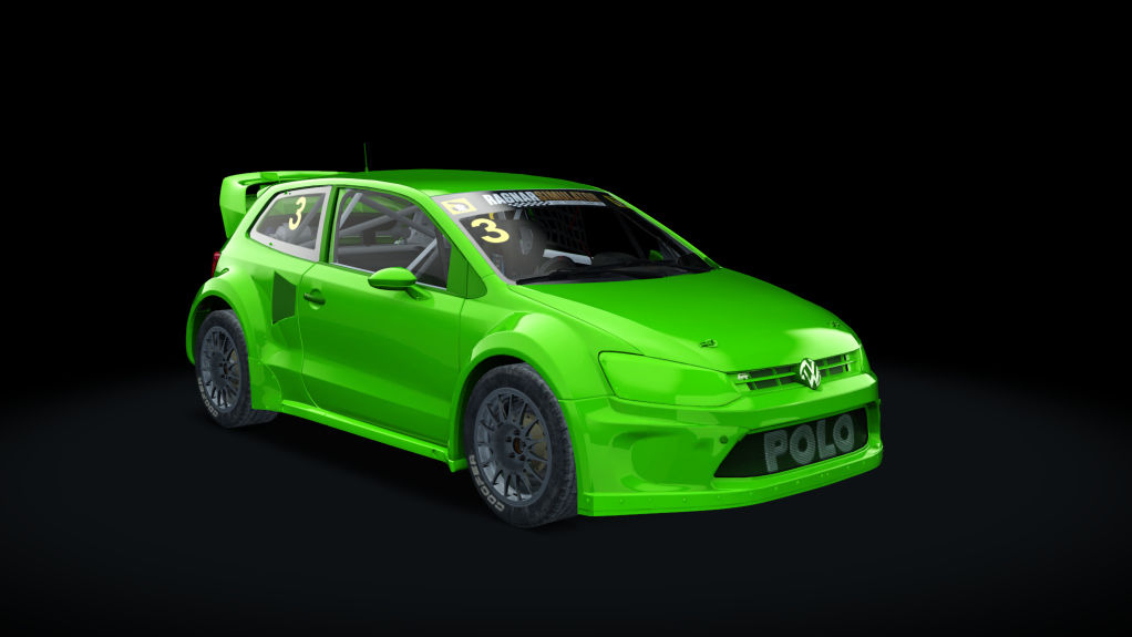 Volkswagen Polo RX, skin Zielony