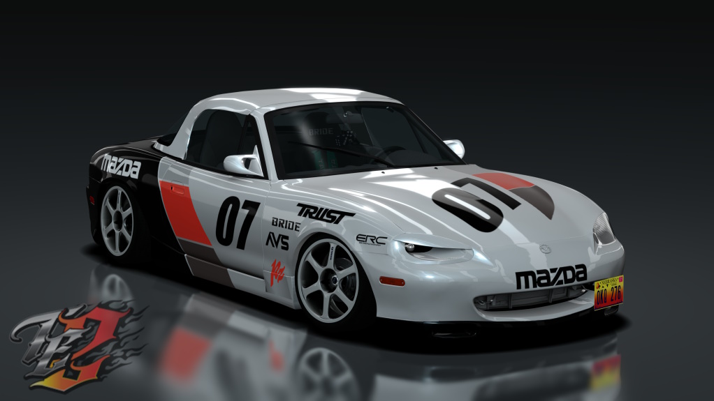 TE2 1999 Mazda Miata RaceSpot, skin East_Street_Racing