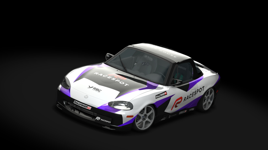 TE2 1999 Mazda Miata RaceSpot, skin RaceSpot Purple