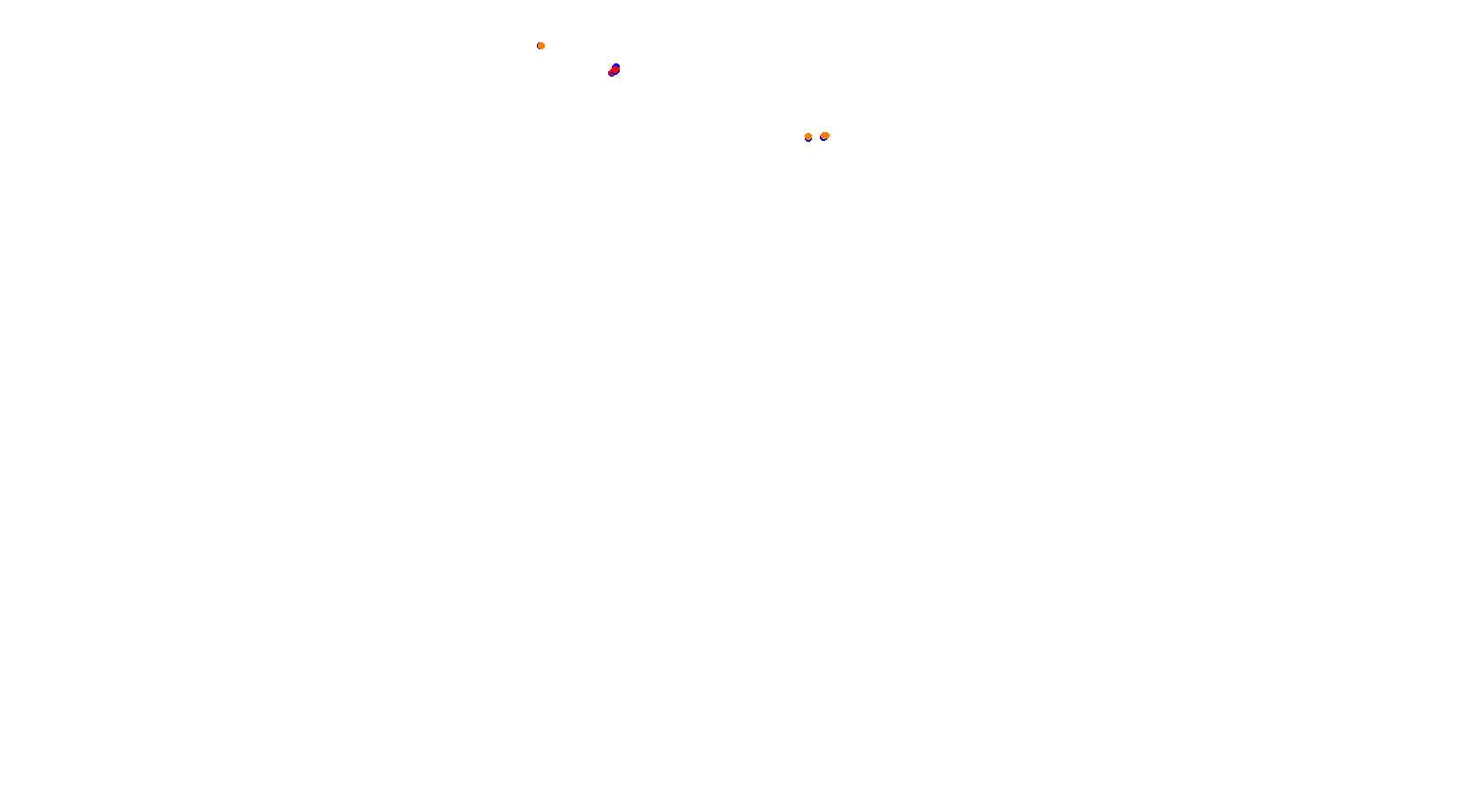 Tor Łódz - normal layout collisions
