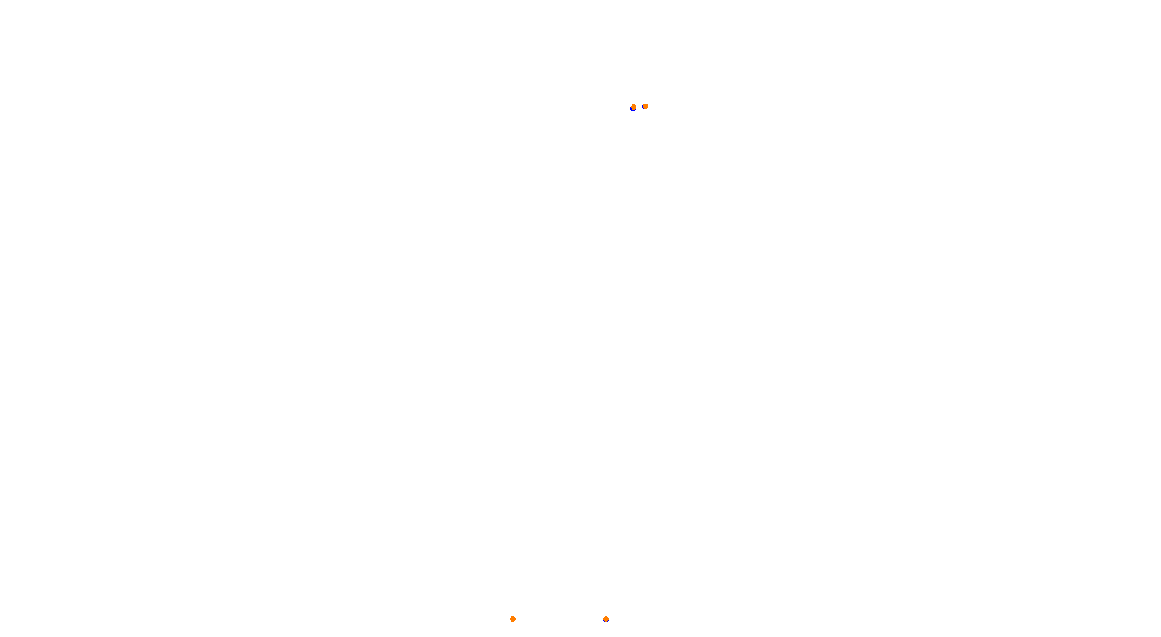 Tor Łódz - normal layout collisions